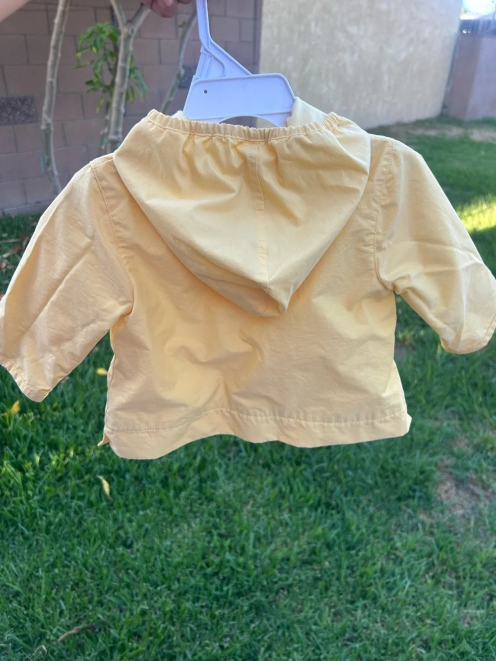 Vintage Gymboree Sunny Yellow Hooded Snap Jacket